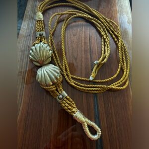 Vintage gold toned wrap belt